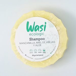 Shampoo barra manzanilla y miel